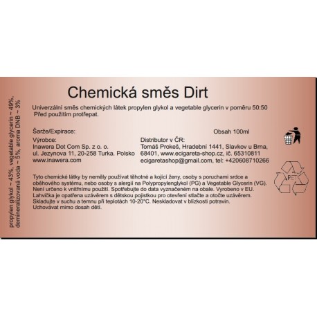 Chemická směs Dirt - 100ml