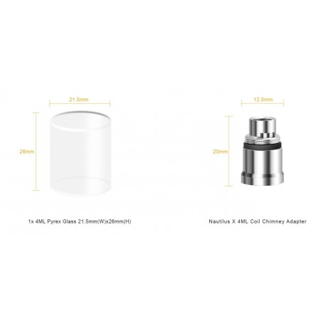 Aspire Nautilus X 4ml adapter kit