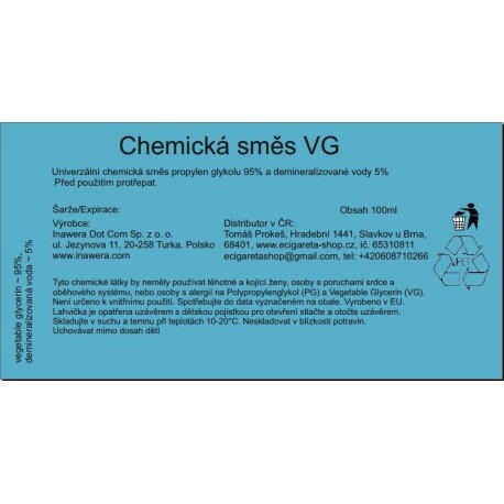 Chemická směs VG 95% - 100ml